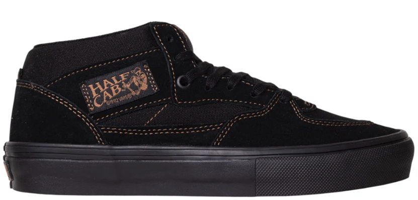Vans - Skate Half Cab Shoes | Black Black Brown – Plusskateshop.com
