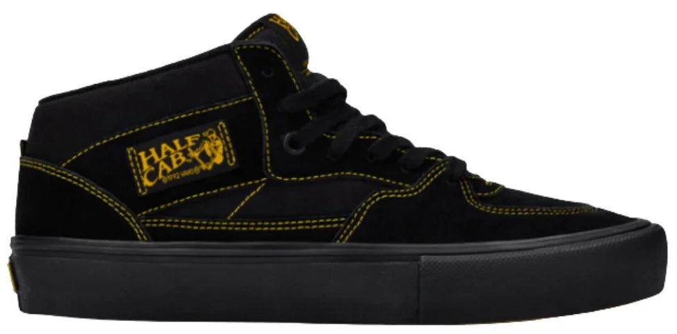 Vans - Skate Half Cab Shoes | Black Mustard – Plusskateshop.com