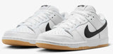 Nike SB - Dunk Low Pro Shoes | White Black Gum