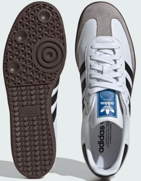 adidas gazelle silver green womens Adidas Samba ADV White/Black/Gum main image 1