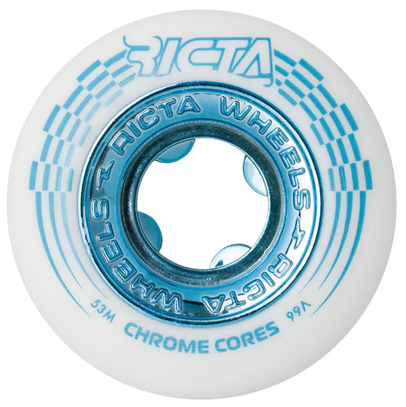 Ricta - Chrome Cores 53mm 99a Wheels | White Teal
