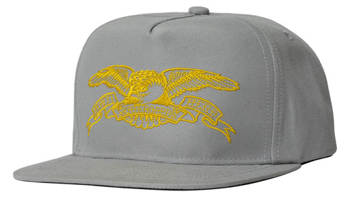Antihero - Basic Eagle Snapback Hat | Gunmetal