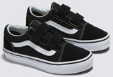 Vans - Kids Old Skool V Shoes | Black White