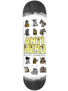 Antihero - Brian Anderson 'Usual Suspects' 8.75" Deck | Black Stain