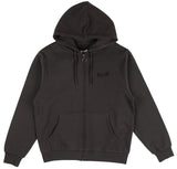 Welcome - Bapholit Zip Hoodie w/ Back Patch | Vintage Black