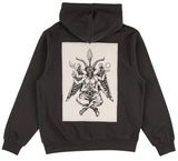 Welcome - Bapholit Zip Hoodie w/ Back Patch | Vintage Black