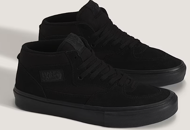 Vans - Skate Half Cab Shoes | Black Black – Plusskateshop.com