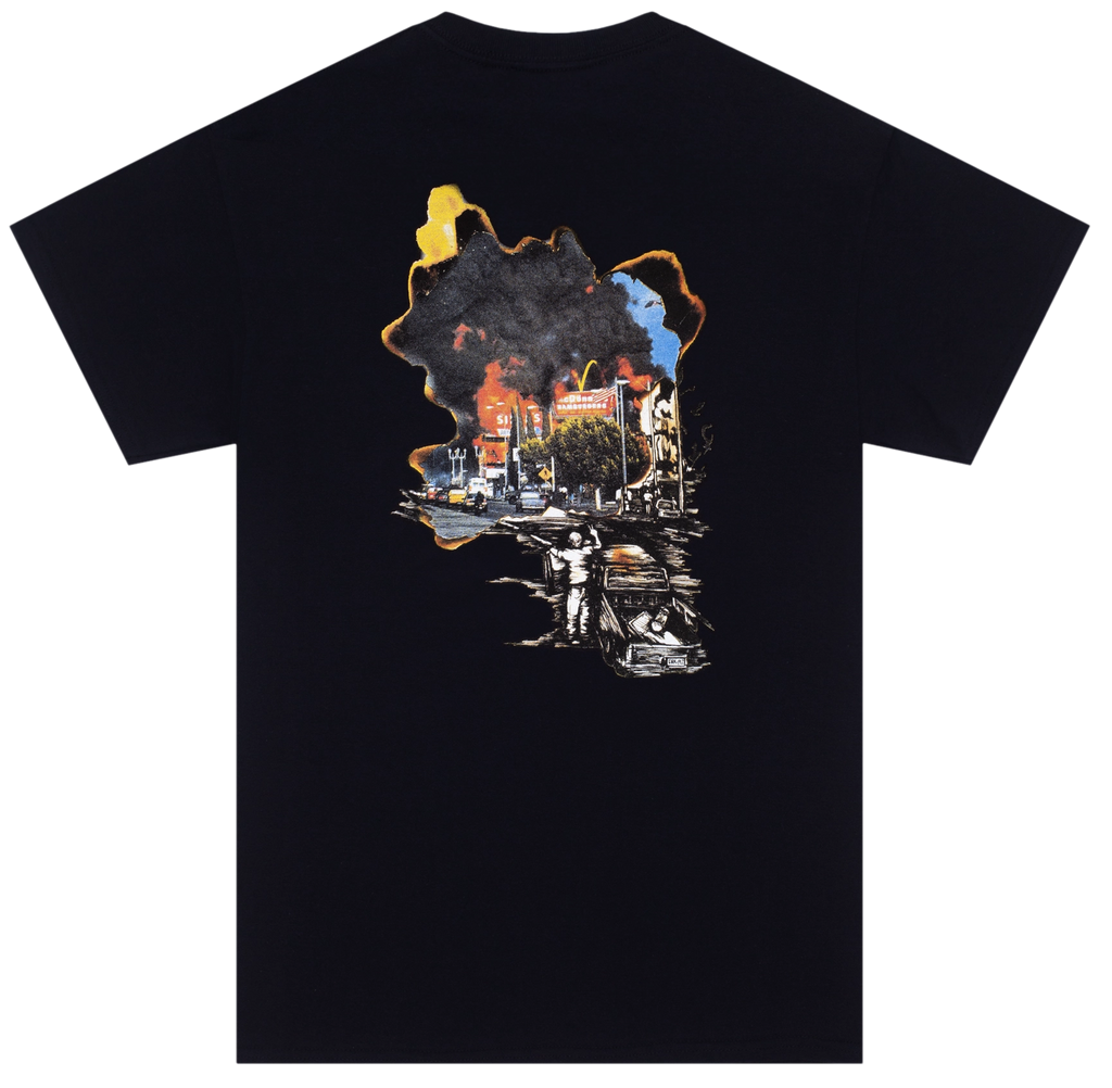 【HOCKEY】 SIDE ONE TEE (BLACK) Hockey - Tier One Tee | Black – Plusskateshop.com