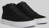 War Saw - Chapter Mid Shoes | Black White (Suede)