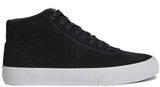War Saw - Chapter Mid Shoes | Black White (Suede)