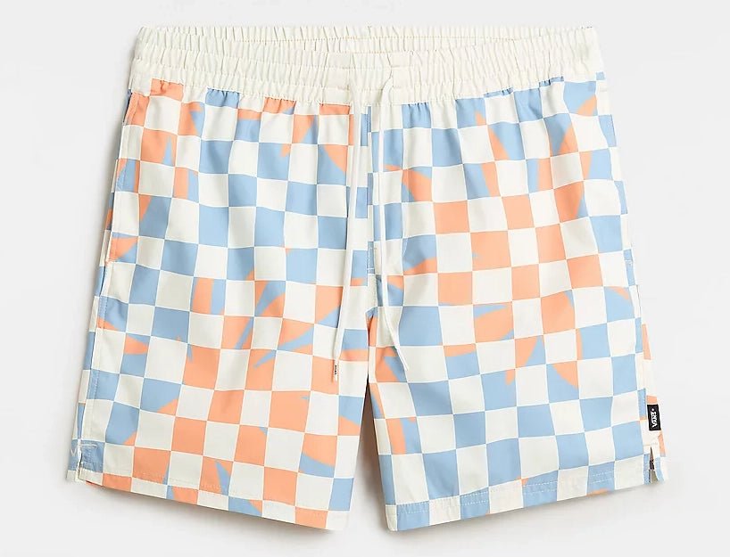 Vans Primary Checkerboard Boardshorts Marshmallow Dusty Blue