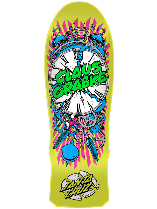SANTA CRUZ CLAUS GRABKE スケボーデッキ　10.04インチ Santa Cruz - Claus Grabke 'Exploding Clock' Re-Issue 10.04