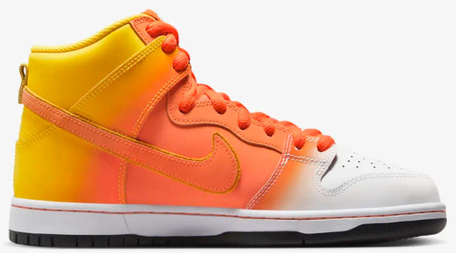 Orange nike dunks high hotsell