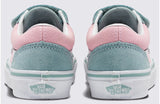 Vans - Kids Old Skool V Shoes | Grey Pink (2-Tone)