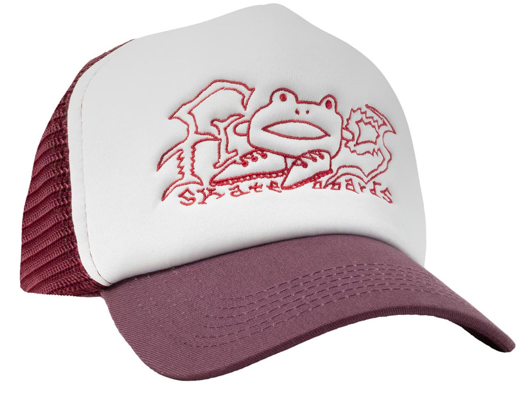 Frog - Big Shoes Trucker Hat | Maroon – Plusskateshop.com