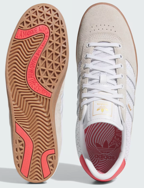 Adidas - Puig Indoor Shoes | White Gum  Plusskateshop.com