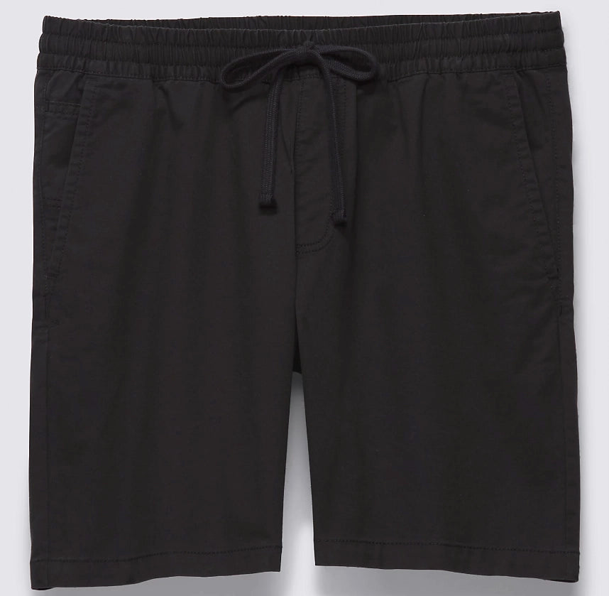 Vans - Range Relaxed Elastic Waist Shorts | Black – Plusskateshop.com