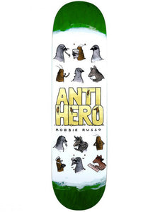 Antihero - Robbie Russo 'Usual Suspects' 8.25" Deck | Green Stain