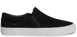 War Saw - Stranger Slip-On Shoes | Black White (Suede)