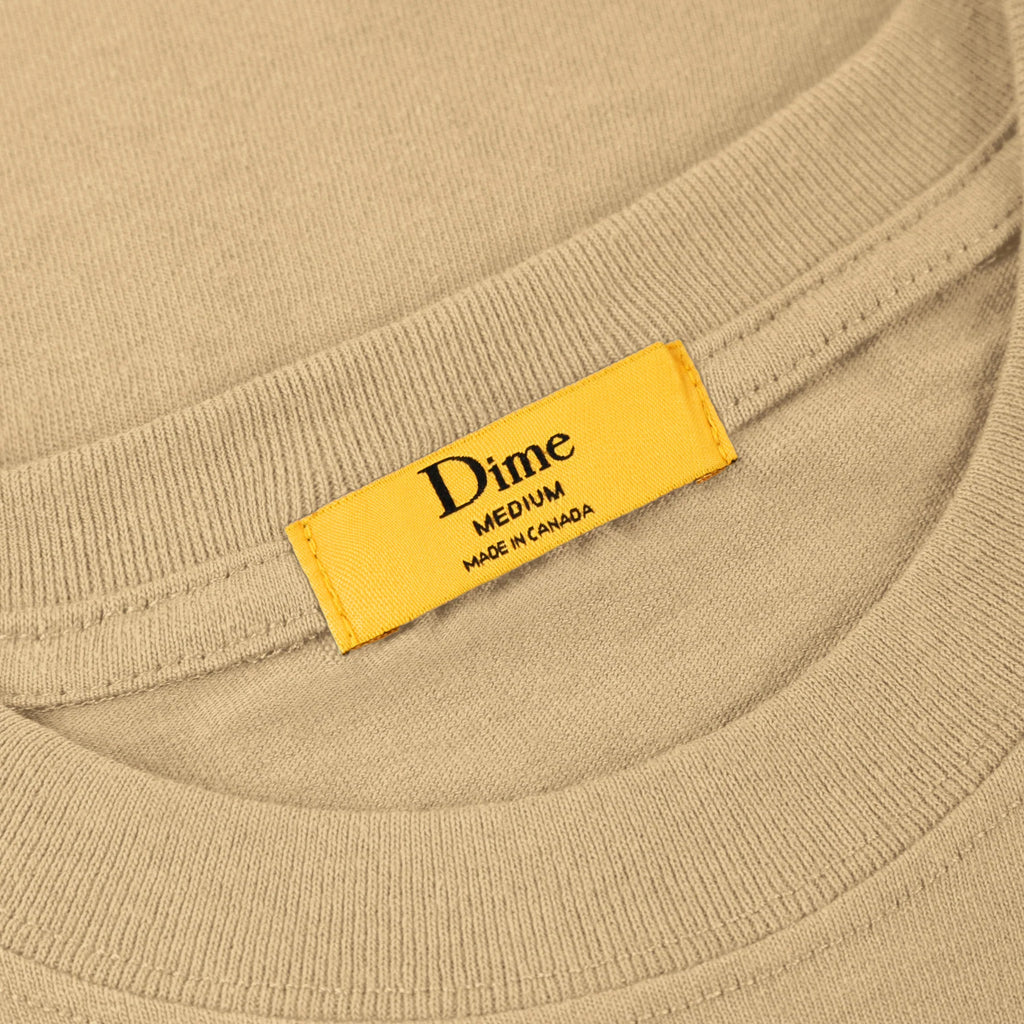 Dime - Classic Leafy Tee | Sand – Plusskateshop.com Dime - Classic Leafy Tee | Sand – Plusskateshop.com