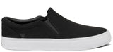 War Saw - Stranger Slip-On Shoes | Black White (Synthetic)