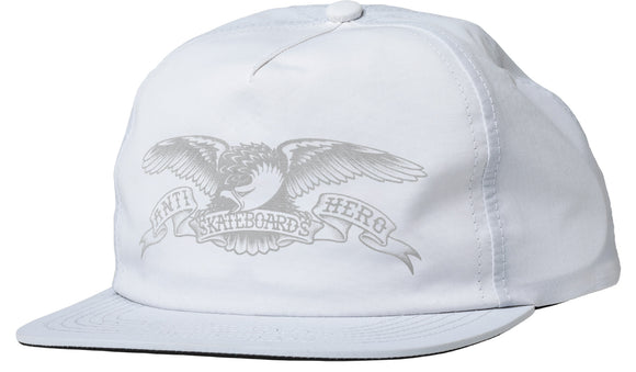 Antihero - Basic Eagle Snapback Hat | White