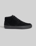 War Saw - Chapter Mid Shoes | Black Black (Suede)