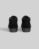 War Saw - Chapter Mid Shoes | Black Black (Suede)