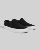 War Saw - Stranger Slip-On Shoes | Black White (Synthetic)