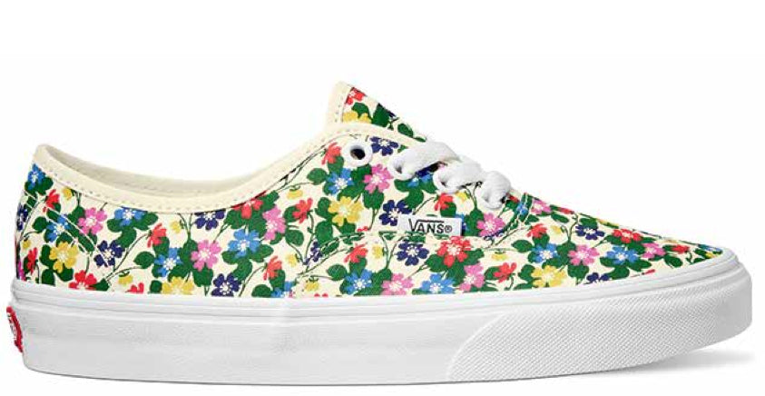 Vans - Authentic Shoes  White (Floral) –