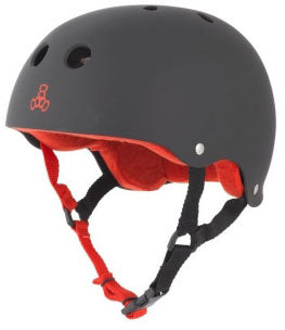 Triple Eight - The Heed XXL Sweatsaver Helmet | Black Red