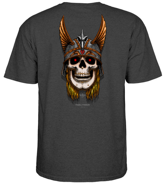 Powell Peralta - Anderson Skull Tee | Charcoal Heather
