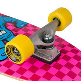 Santa Cruz - Screaming Hand Check Surf Skate Carver Cruzer 9.8" Complete
