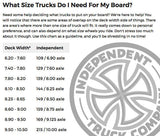 Independent - Toy Machine 144 Standard 8.25" Trucks (Set of 2)