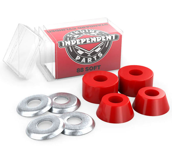 Independent - Standard Cylinder Truck Bushings 88a (Soft) | Red