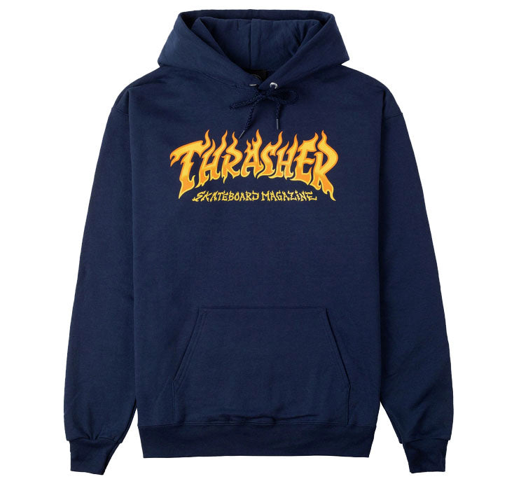 Thrasher hoodie hotsell dark blue