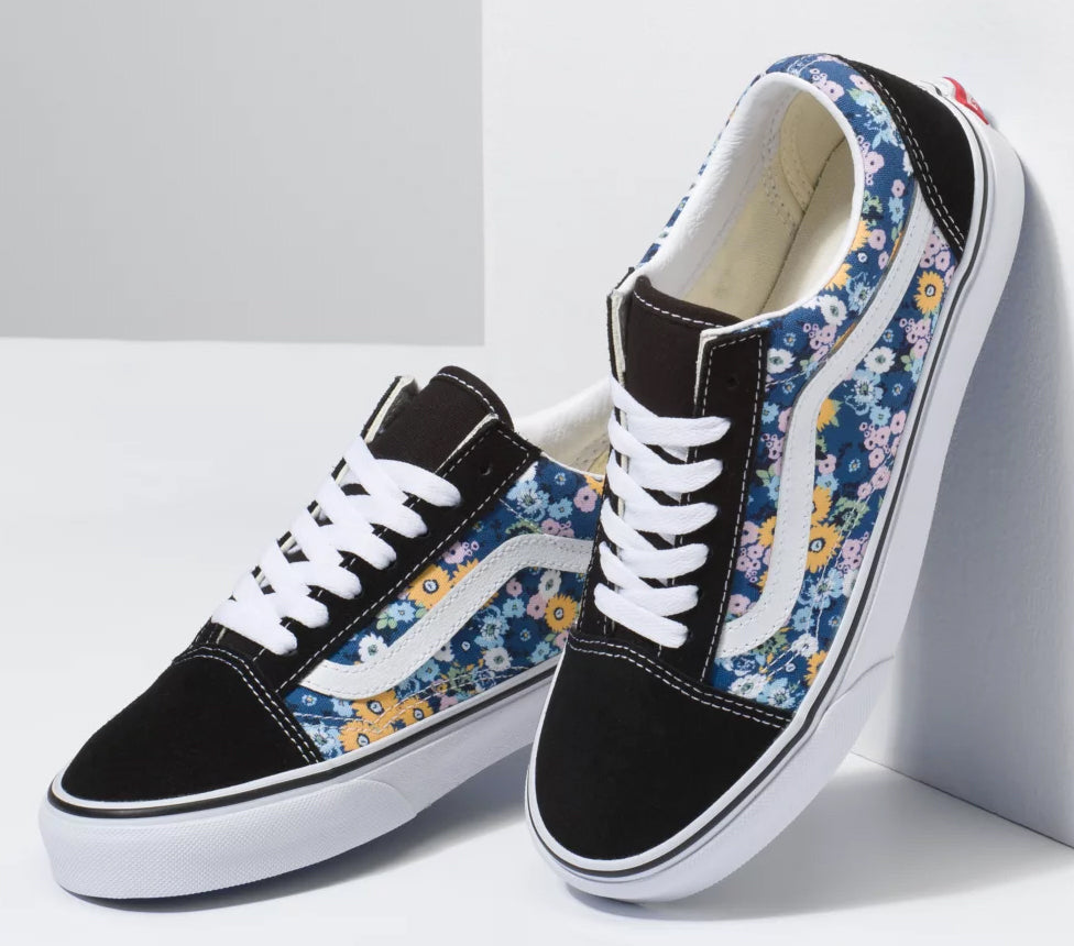 Multi floral vans Outlet