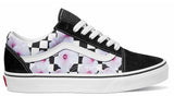 Vans - Old Skool Shoes | Black (Hibiscus Check)