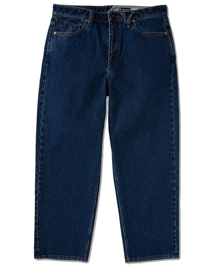 Tapered denim pant in blue