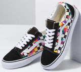 Vans - Old Skool Shoes | Black (Floral Checkerboard)