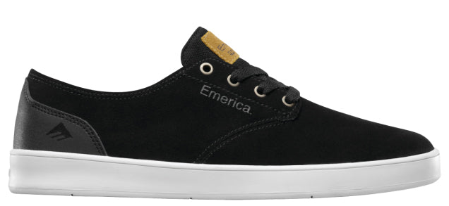 Chaussures Emerica « The Romero Laced » - Noir/gris/blanc, Style Low Vulc, Neuf Avec Boîte