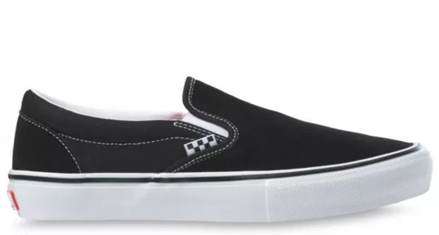 VANS SKATE SLIPON ブラック ホワイト US正規品 27cm Vans - Skate Slip-On Shoes | Black White – Plusskateshop.com