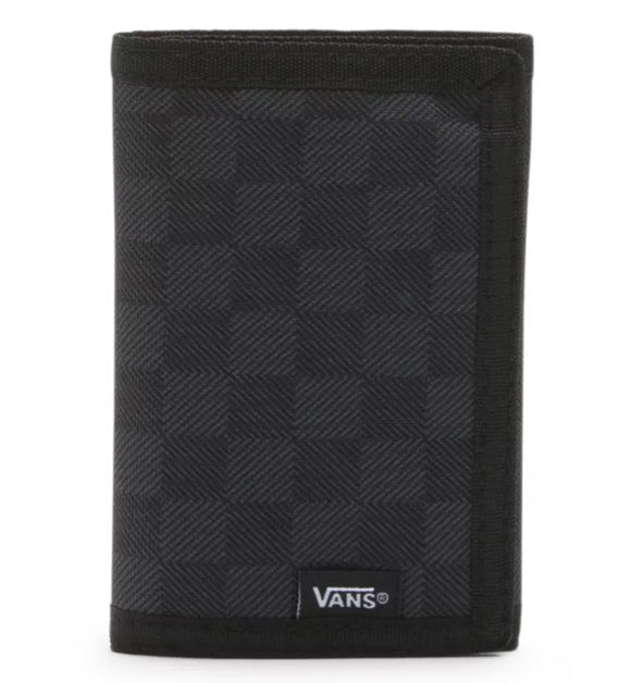 Vans - Slipped Wallet | Black Charcoal Checkerboard