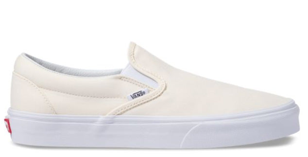 Womens white canvas vans slip ons Clearance