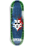 Opera - Torn Spike Fatties 10" Deck | Blue Green