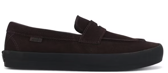 Vans - Skate Loafer Shoes | Brown Black (Suede) – Plusskateshop.com