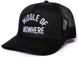 Quiet Life - Middle Of Nowhere Trucker Hat | Black