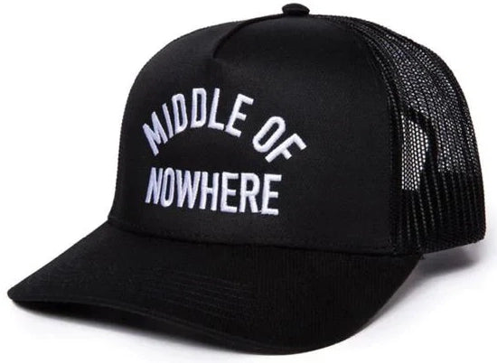 Quiet Life - Middle Of Nowhere Trucker Hat | Black