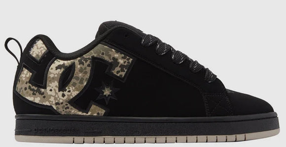 DC - Court Graffik SE Shoes | Black Camo