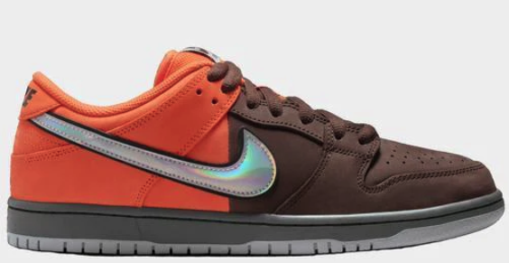 Nike SB - Dunk Low Pro Shoes | Safety Orange Brown (Muni Fast Pass